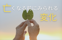 亡くなる前にみられる変化 訪問看護 訪問リハビリ 八尾市 にじリハ訪問看護ステーション